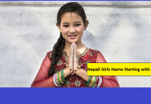 Nepali Girls Name Starting with S