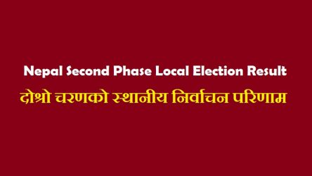 Nepal Second Phase Local Election Result