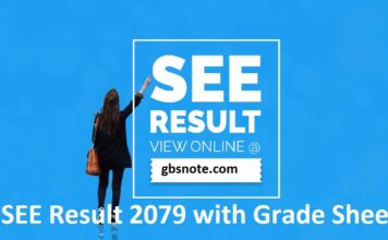 SEE Result 2079 with Grade Sheet