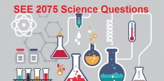 SEE 2075 Science Questions