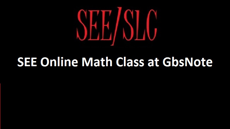 SEE Online Math Class