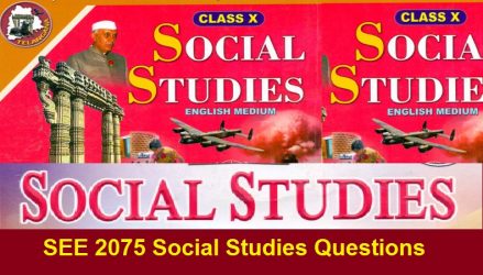 SEE 2075 Social Studies Questions