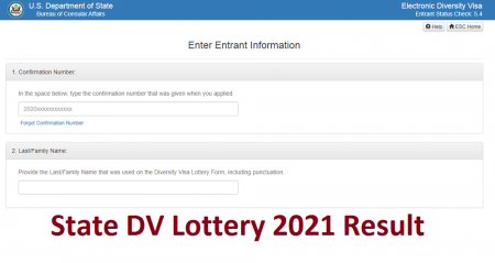 State DV Lottery 2021 Result