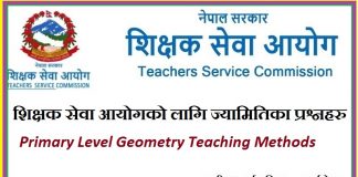 Primary Level Geometry Teaching Methods