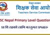 TSC Nepal Primary Level Questions